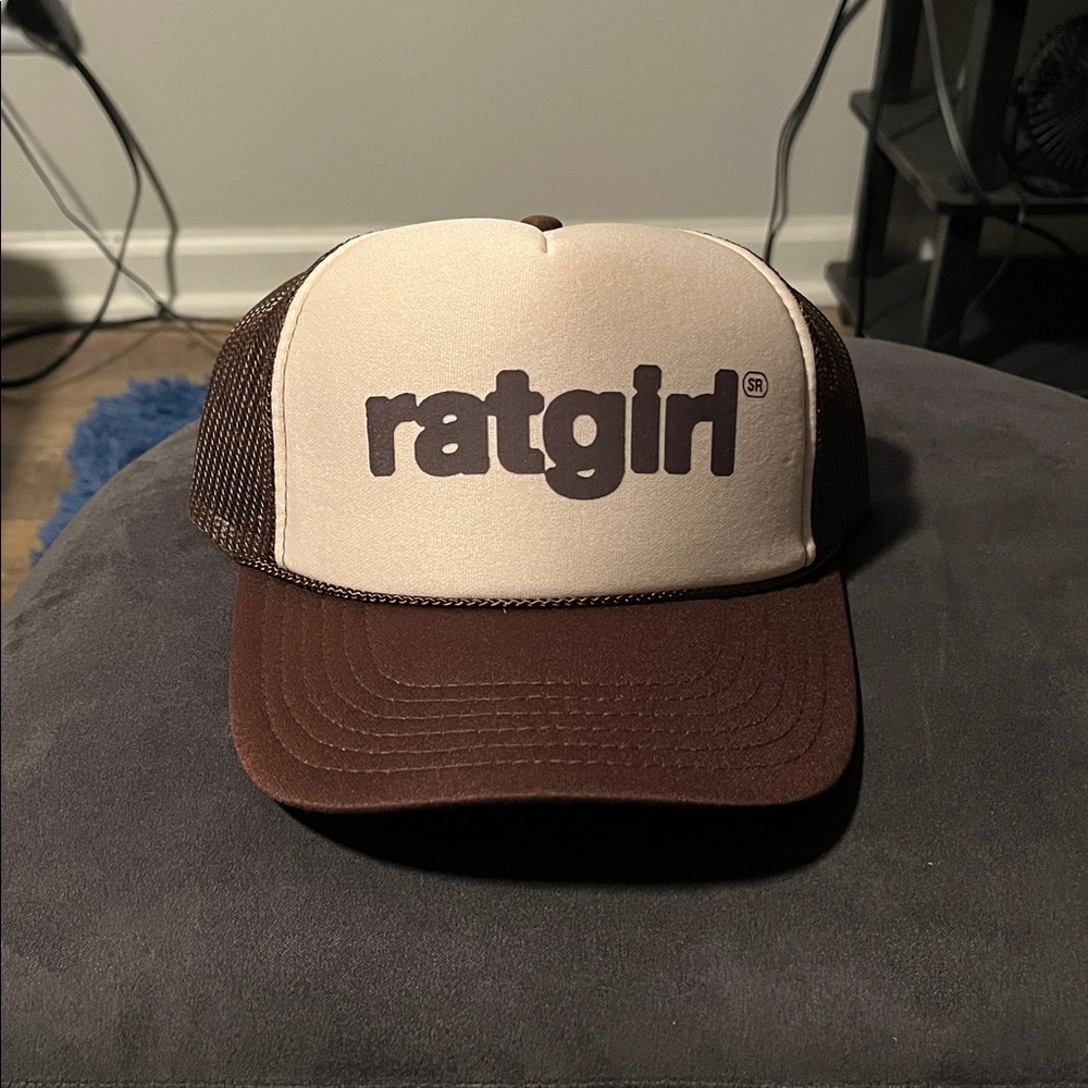 Stray Rats Brown and Cream ‘RatGirl’ Cap Brand New